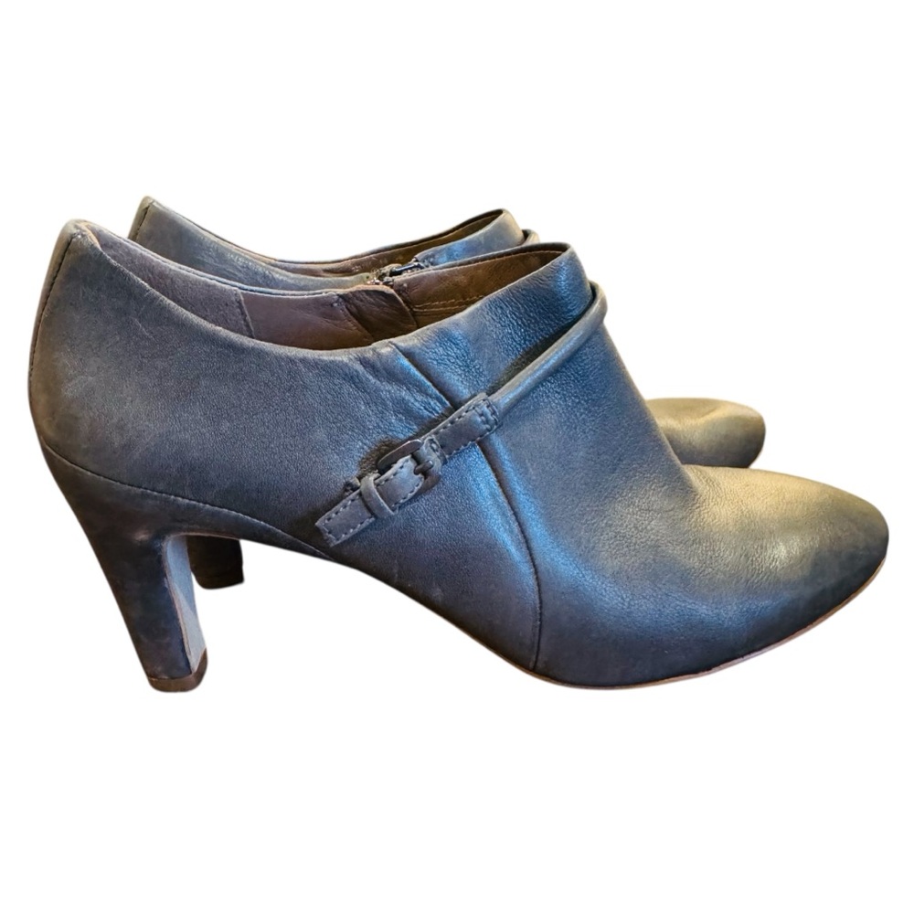 ECCO Women’s Booties Nephi Buckle Gray Leather 40 = 9/9.5